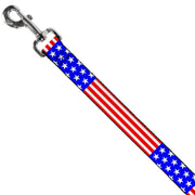 Dog Leash - Americana Stars & Stripes3 Red/White/Blue