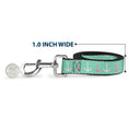 Load image into Gallery viewer, Dog Leash - Anchor2 CLOSE-UP Green/Pink/White
