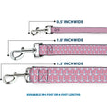 Load image into Gallery viewer, Dog Leash - Anchor2 Monogram Baby Pink/Baby Blue/White
