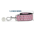 Load image into Gallery viewer, Dog Leash - Anchor2 Monogram Baby Pink/Baby Blue/White
