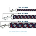 Load image into Gallery viewer, Dog Leash - Anchor3/Helm Monogram Navy/Red/Cream
