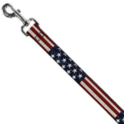 Dog Leash - Americana Rustic Stars & Stripes