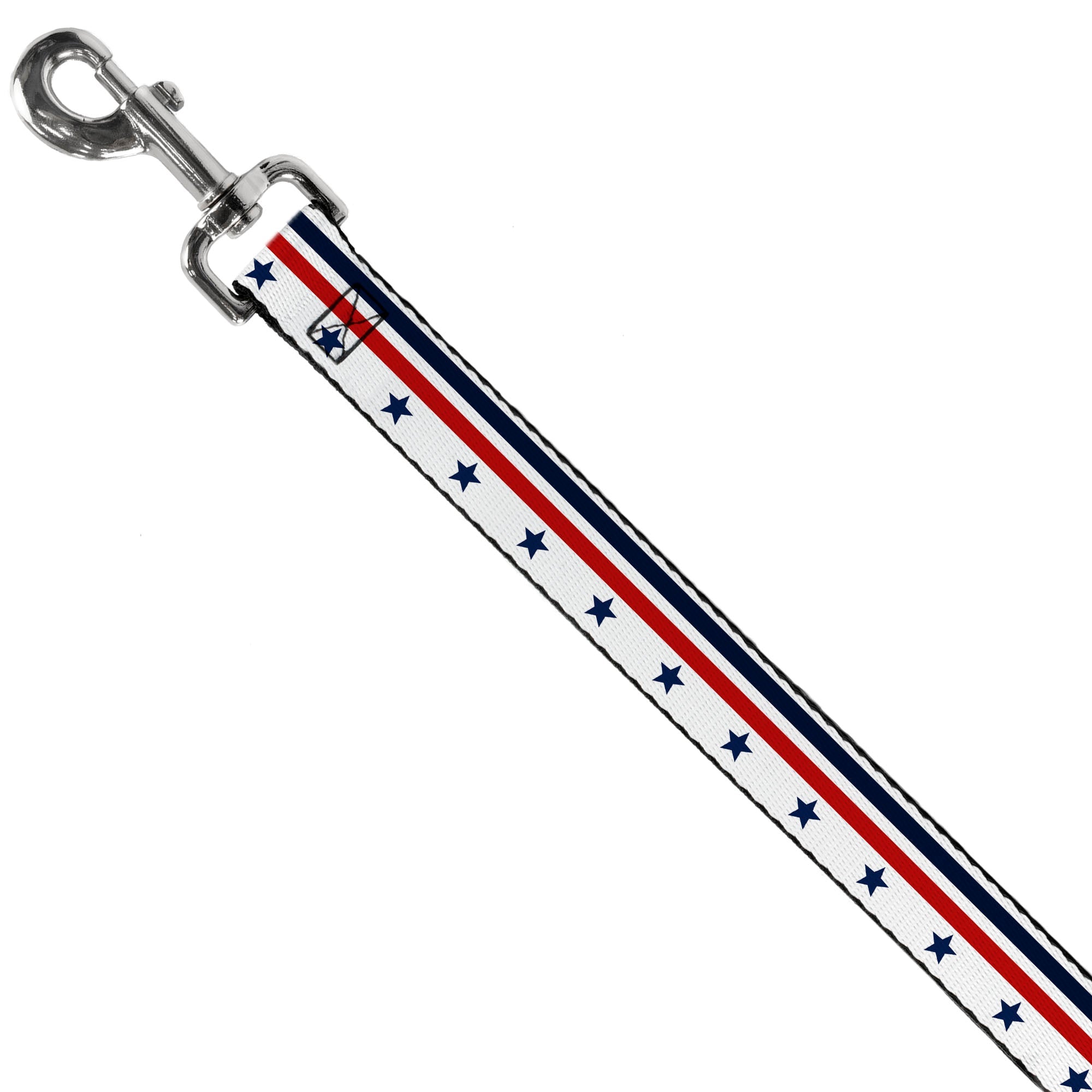 Dog Leash - Americana Stars & Stripes5 White/Blue/Red