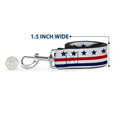 Load image into Gallery viewer, Dog Leash - Americana Stars & Stripes7 White/Blue/Red
