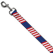 Dog Leash - American Flag Diagonal