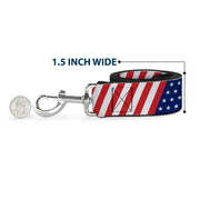 Dog Leash - American Flag Diagonal