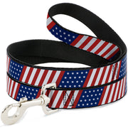 Dog Leash - American Flag Diagonal