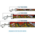 Load image into Gallery viewer, Dog Leash - Born to Raise Hell Red
