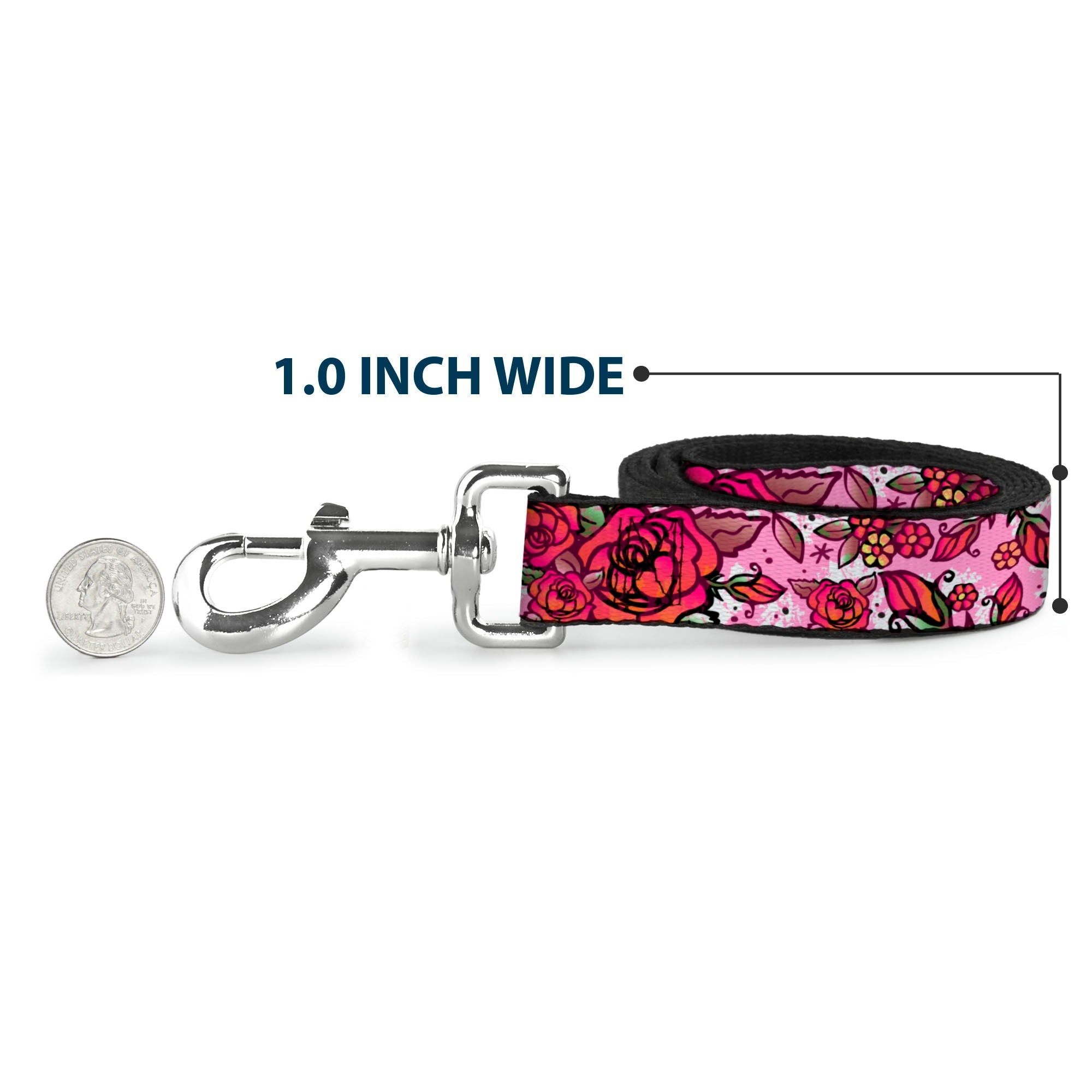 Dog Leash - Born to Blossom Pink