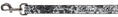Load image into Gallery viewer, Dog Leash - Born to Blossom Black/White
