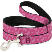 Dog Leash - Butterflies Pink