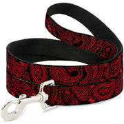 Dog Leash - Bandana/Skulls Black/Red
