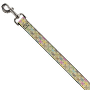 Dog Leash - BD Monogram Tan/Multi Neon