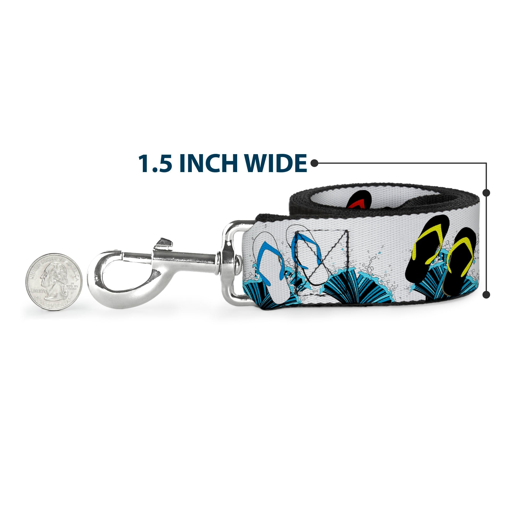 Dog Leash - Beach Flip Flops