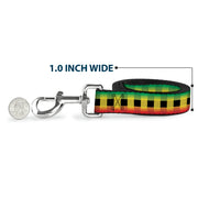 Dog Leash - Buffalo Plaid Rasta