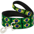 Load image into Gallery viewer, Dog Leash - Brazil Flags
