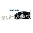 Load image into Gallery viewer, Dog Leash - BD Skulls w/Wings Black/White
