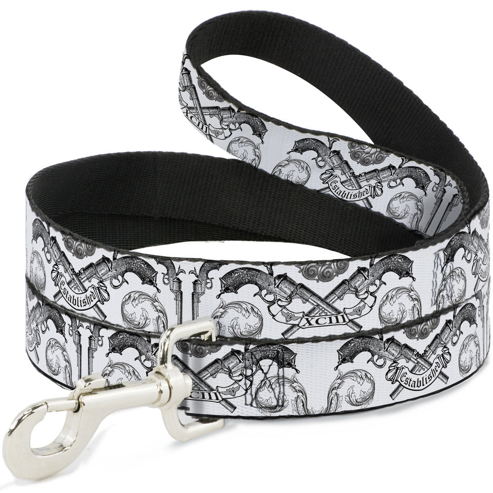 Dog Leash - BD Est. 93 White