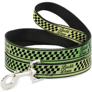 Dog Leash - Buckle-Down Cab Stripe Green/Yellow Fade