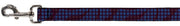 Dog Leash - Buffalo Plaid Abstract White/Black/Turquoise
