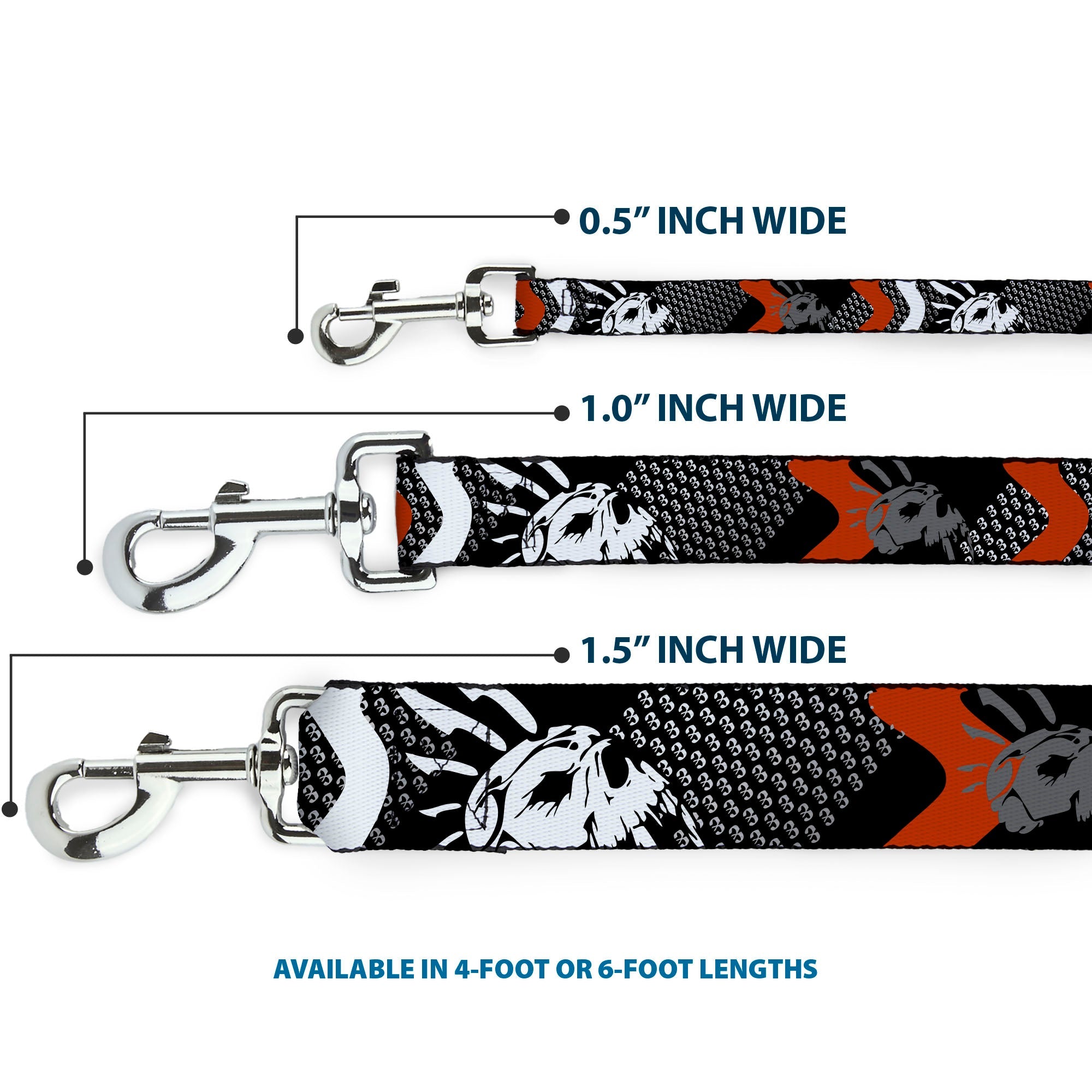 Dog Leash - BD Die Hard Skull 01