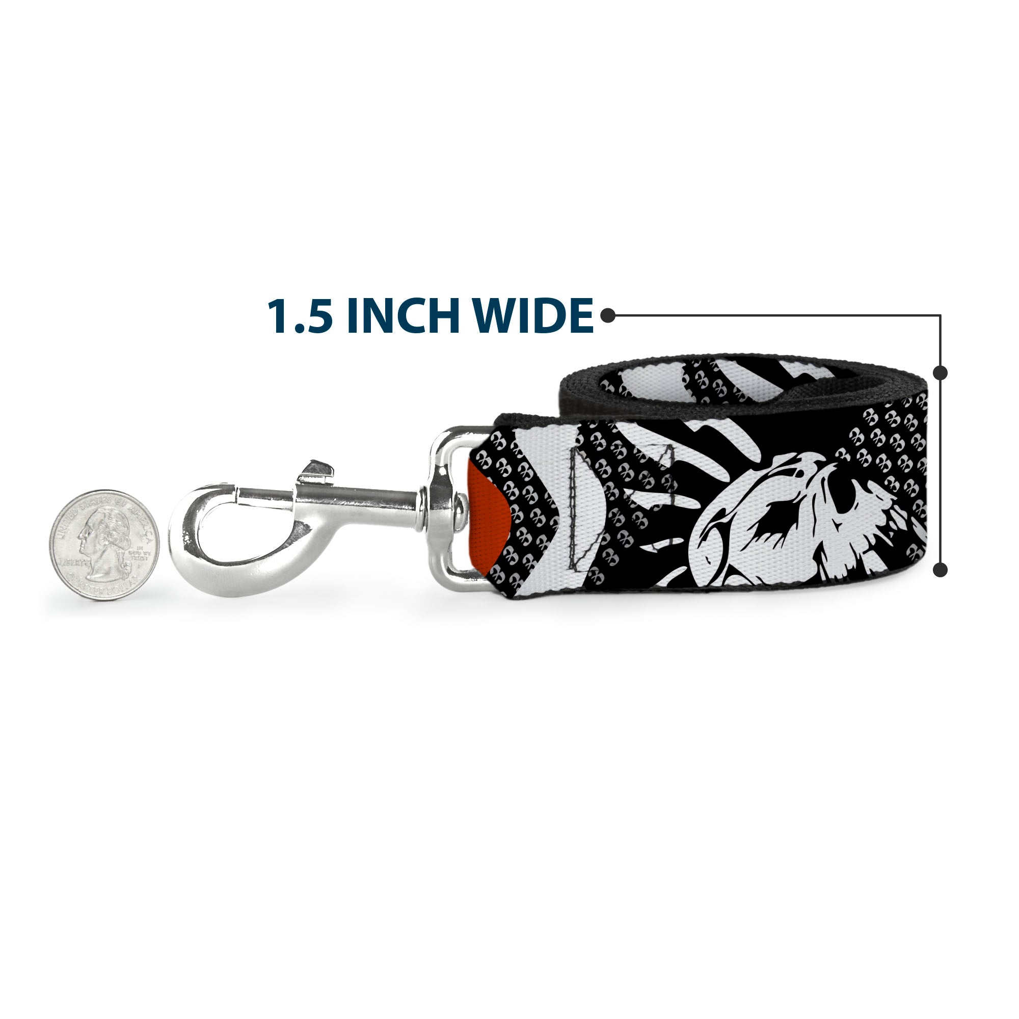 Dog Leash - BD Die Hard Skull 01