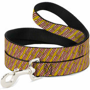 Dog Leash - Bacon Cartoon Yellow
