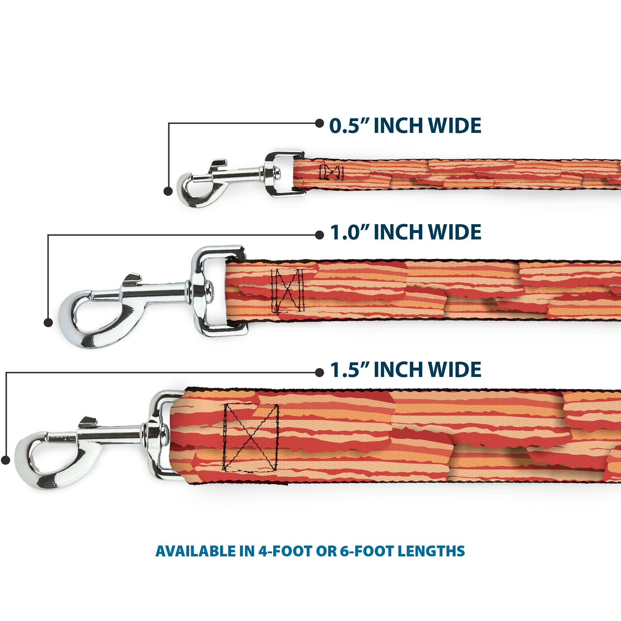 Dog Leash - Bacon Stacked