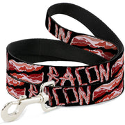 Dog Leash - Bacon w/Text2