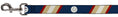 Load image into Gallery viewer, Dog Leash - Ball/Stripes Tan/Blue/Burgundy
