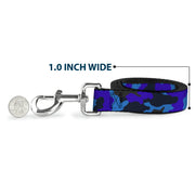 Dog Leash - Camo Blue