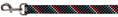 Load image into Gallery viewer, Dog Leash - Checker Stripe Black/Gray/Blue/Gold/Pink
