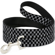 Dog Leash - Checker Weathered Black/Gray
