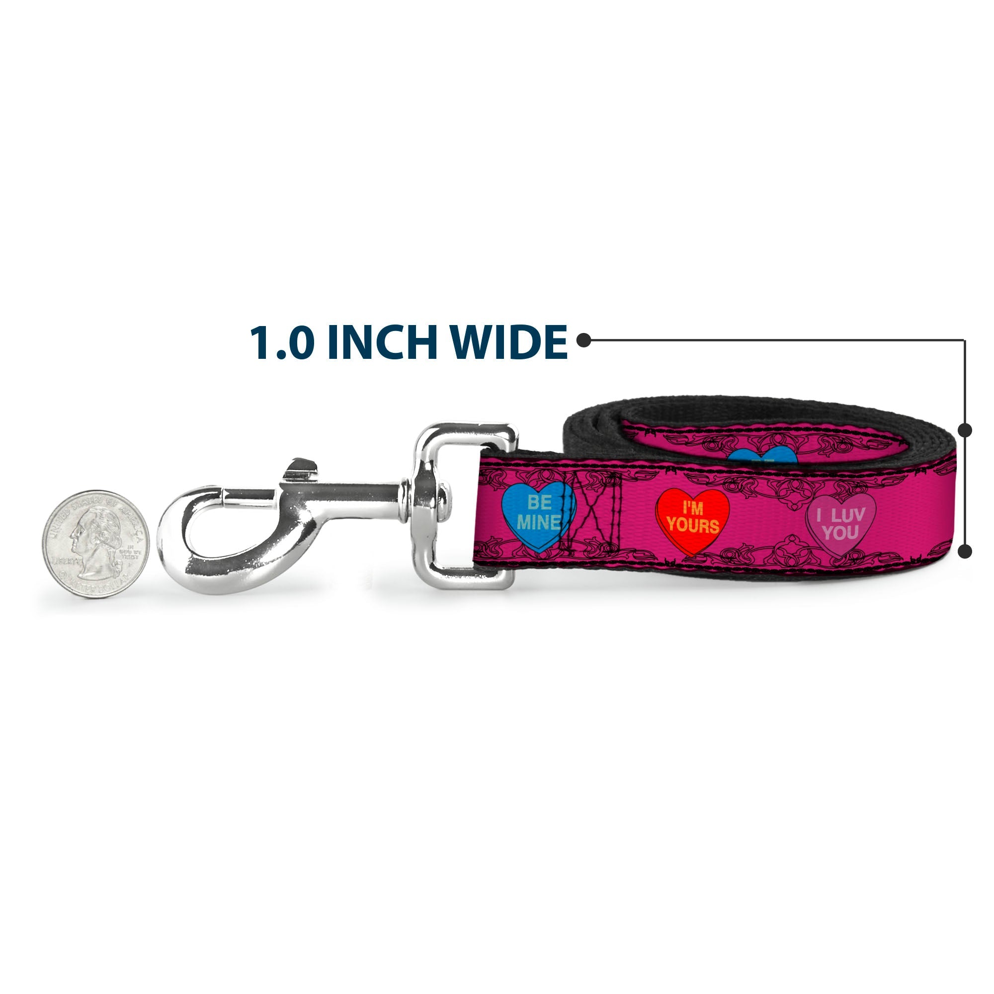 Dog Leash - Candy Hearts