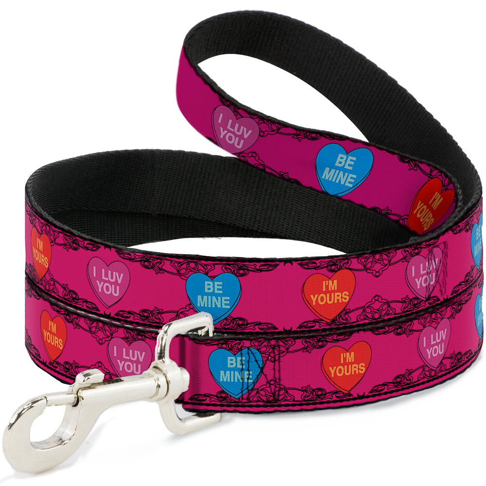 Dog Leash - Candy Hearts
