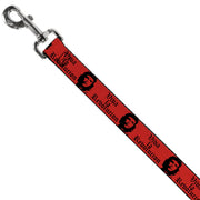 Dog Leash - Che Red/Black