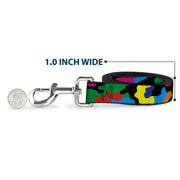 Dog Leash - Camo Multi Neon