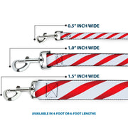 Dog Leash - Candy Cane