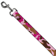 Dog Leash - Camo Pink