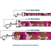Dog Leash - Camo Pink