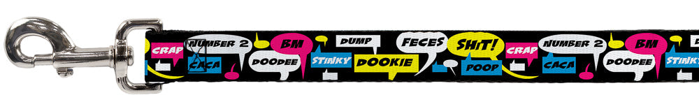 Buckle-Down Dog Leash - Crap Bubbles