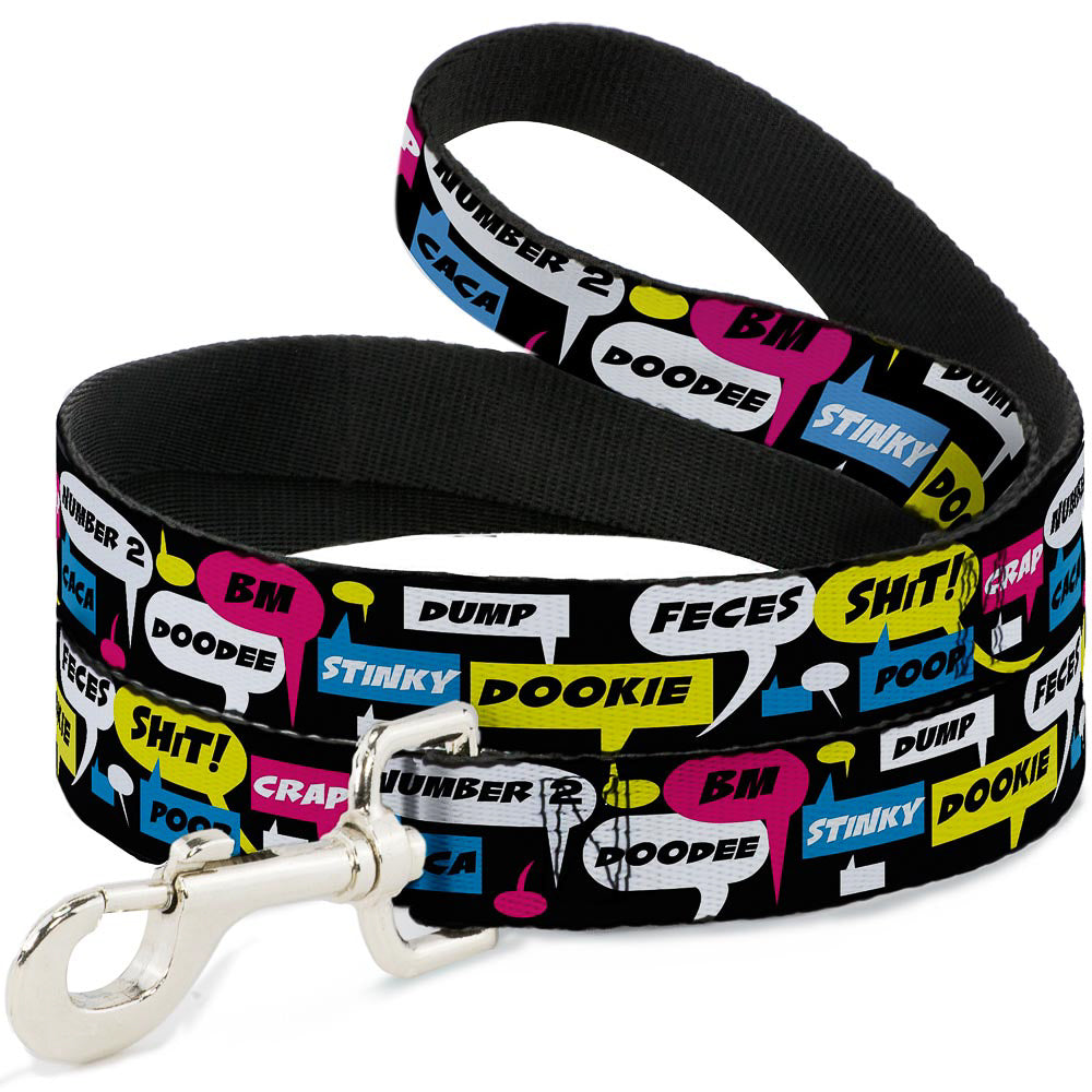 Buckle-Down Dog Leash - Crap Bubbles