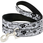 Buckle-Down Dog Leash - Curse Bubbles