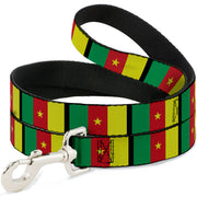 Dog Leash - Cameroon Flags