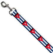 Dog Leash - Cuba Flags