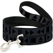 Dog Leash - Control Buttons Black/Gray