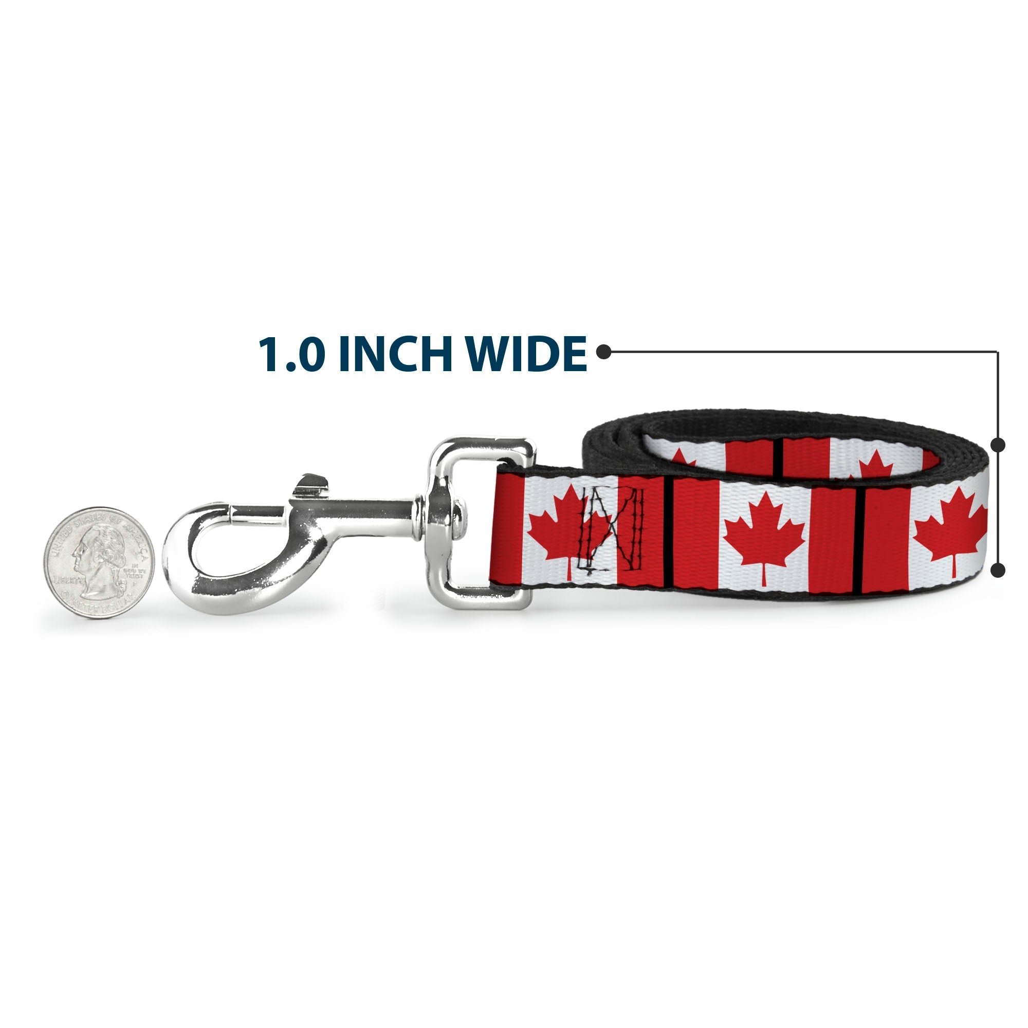 Dog Leash - Canada Flags