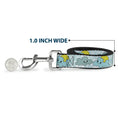 Load image into Gallery viewer, Dog Leash - Cloudy Skies Rain Clouds White/Blues
