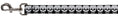 Load image into Gallery viewer, Dog Leash - Checker & Stripe Skulls Black/White/Gray
