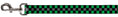 Load image into Gallery viewer, Dog Leash - Checker Black/Gray/2 Green
